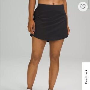 lululemon black Essential High-Rise Running Skirt - Long